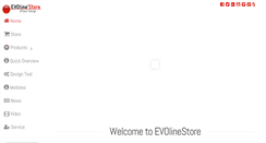 Desktop Screenshot of evolinestore.com